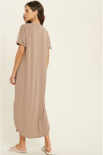 Load image into Gallery viewer, Taupe Midi Dress
